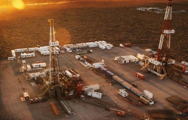 Yacimiento de petróleo y gas en Vaca Muerta, en Argentina.