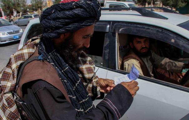 Los talibanes en Kandahar