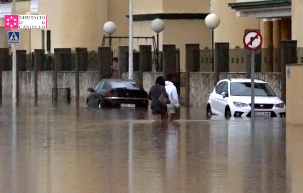 Lluvias intensas en Moncofa, Castellón