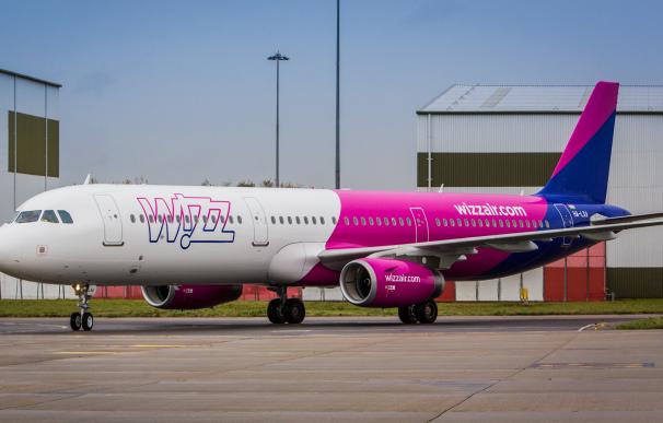 Avión de la aerolínea húngara Wizz Air