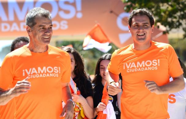 Toni Cantó, excandidato de Cs a la presidencia de la Generalitat valenciana, y Albert Rivera.