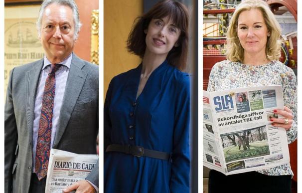 José Joly, Irene Vallejo y News Media Europe, galardonados en los Premios Heraldo 2021.