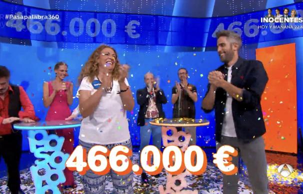 La concursante Sofía Álvarez gana el bote de ‘Pasapalabra’ y se lleva 466.000 euros.