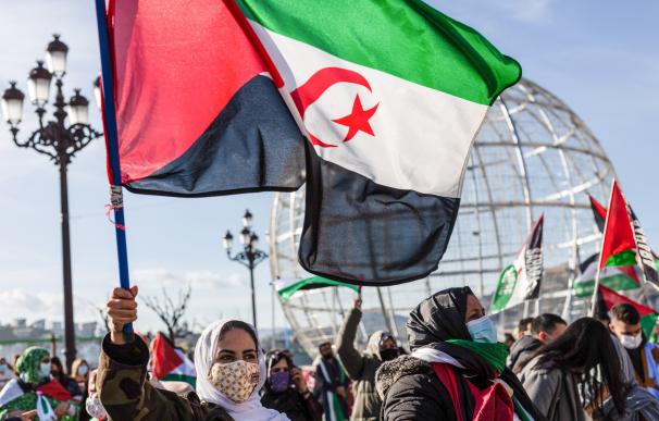 Protesta por la autodeterminación del Sáhara Occidental en San Sebastián JAVI JULIO / ZUMA PRESS / CONTACTOPHOTO (Foto de ARCHIVO) 20/12/2020 ONLY FOR USE IN SPAIN