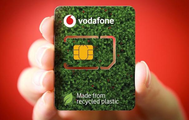 Vodafone tarjeta SIM reciclado