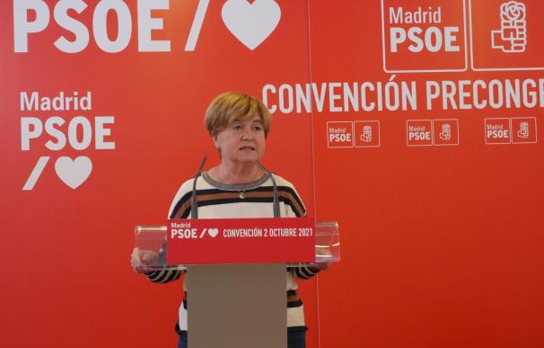 La presidenta de la Comisión Gestora del PSOE-M, Isaura Leal.