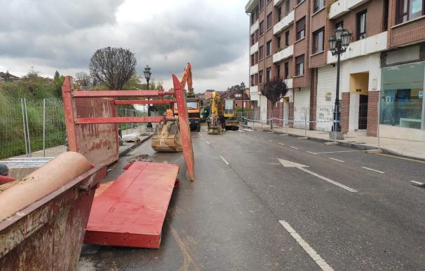Obras en Oviedo, calles cortadas por obras de saneamiento.
EUROPA PRESS
15/11/2021
