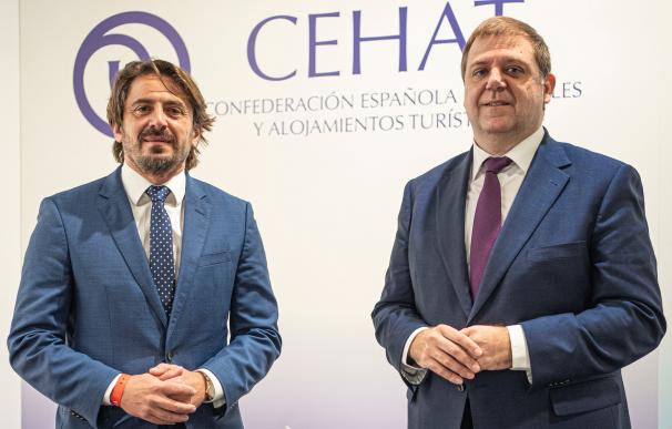 Jorge Marichal, presidente CEHAT, y Juan Manuel Serrano, presidente Correos
CORREOS
19/1/2022