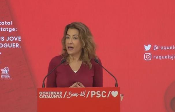 La ministra de Transportes, Movilidad y Agenda Urbana del Gobierno, Raquel Sánchez
EUROPA PRESS
22/1/2022