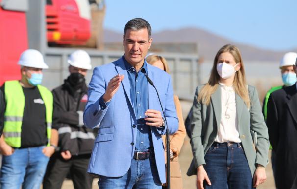 Pedro Sánchez en su visita a Cardial SL en Níjar (Almería)
RAFA GONZÁLEZ-EUROPA PRESS
07/2/2022