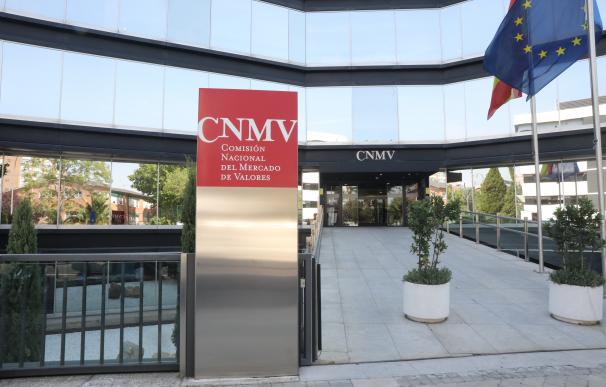 Entrada pricipal del la Comisión Nacional del Mercado de Valores (CNMV) en Madrid. Marta Fernández / Europa Press (Foto de ARCHIVO) 31/7/2019
