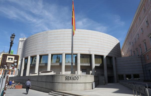 Fachada exterior del edificio del Senado en Madrid. 25 septiembre 2019, Senado, Marta Fernández / Europa Press (Foto de ARCHIVO) 25/9/2019