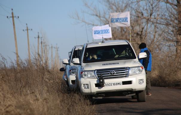 Misión de observadores de la OSCE en Ucrania SERGEY AVERIN / SPUTNIK / CONTACTOPHOTO 13/2/2022