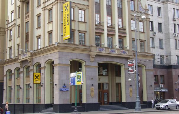 Sede del banco austríaco RBI en Rusia
