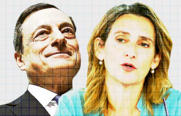 El primer ministro italiano, Mario Draghi, y la titular de Transición Ecológica, Teresa Ribera