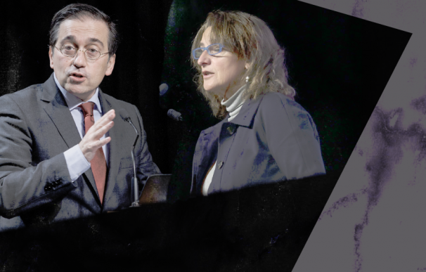 El ministro de Exteriores, José Manuel Albares y la ministra para la Transición Ecológica, Teresa Ribera