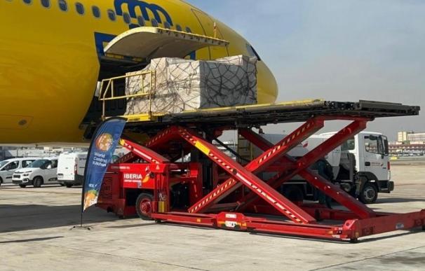Correos Cargo e Iberojet inician un segundo vuelo con ayuda humanitaria para los refugiados ucranianos. CORREOS 10/3/2022