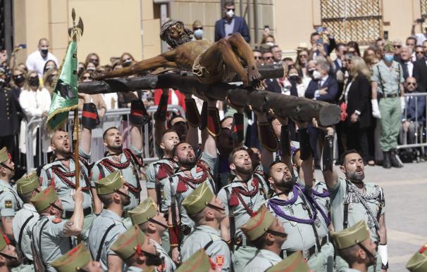 Legión Cristo de la Buena Muerte de Mena Málaga en Semana Santa