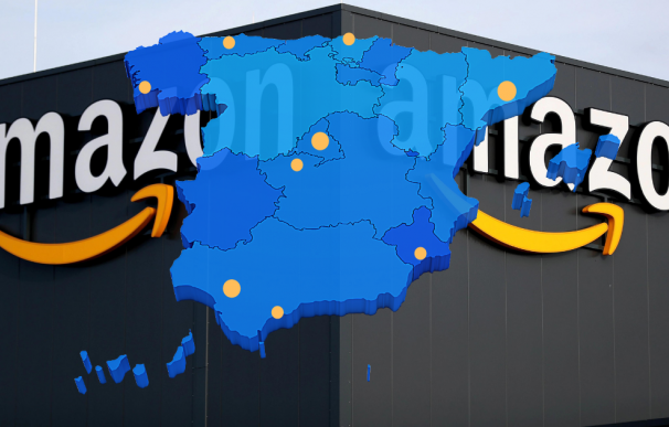 Mapa centros de Amazon