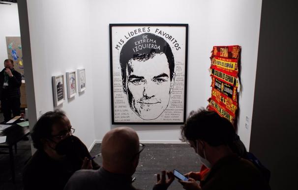 El retrato de Pedro Sánchez en la última Feria de Arco acaparó la atención pero tuvo muy mala venta