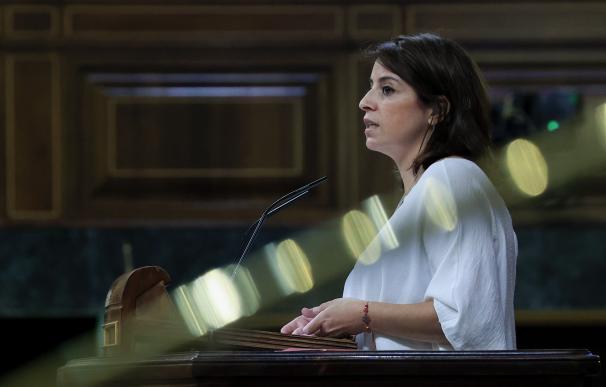Adriana Lastra en el Congreso de los Diputados