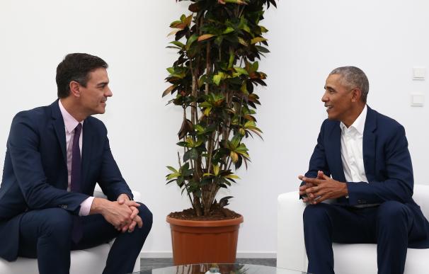 Sánchez y Obama