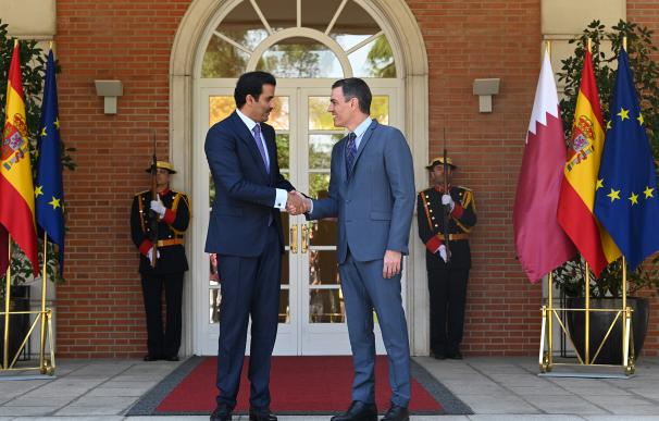 Visita del Emir de Catar, Al Thani, a España.