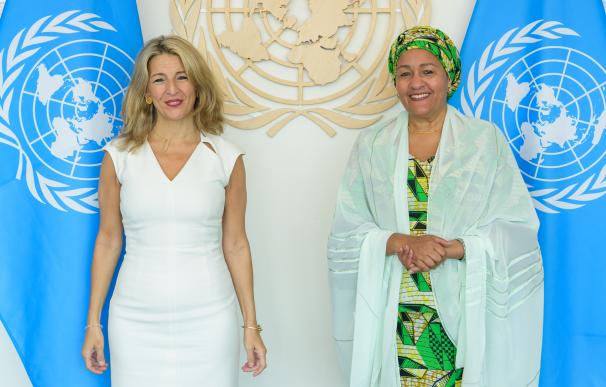 Yolanda Díaz en la ONU