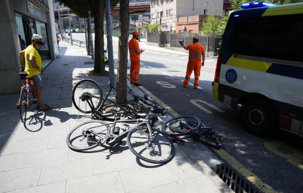 Mossos d'Esquadra Ciclistas arrollados