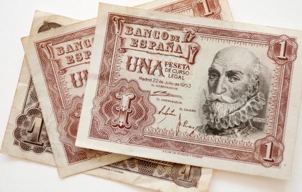 Billetes de pesetas españolas