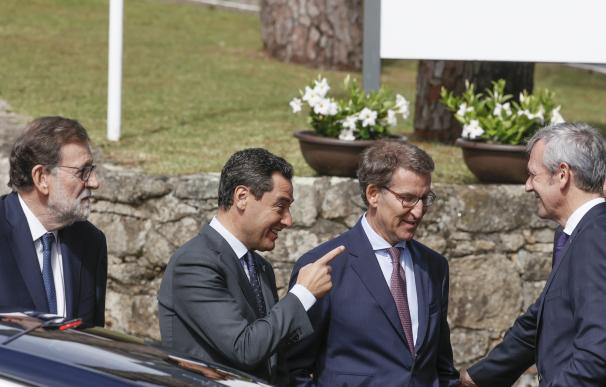 Rajoy, Moreno y Feijóo