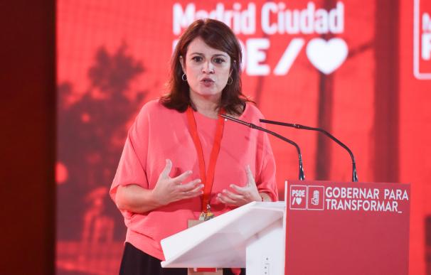 La vicesecretaria general del PSOE, Adriana Lastra.