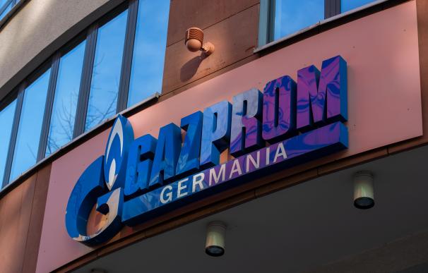 Gazprom en una sede de Alemania.