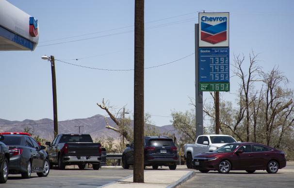 Gasolinera Chevron en California.