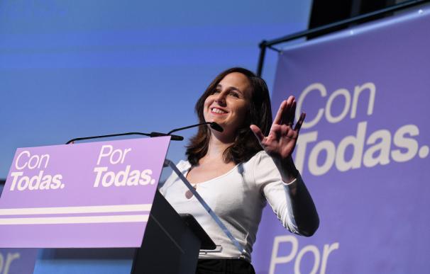 La secretaria general de Podemos y ministra de Derechos Sociales y Agenda 2030, Ione Belarra.
