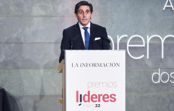 El presidente de Telefónica, José María Álvarez-Pallete, Premio Líder Empresarial del Año.