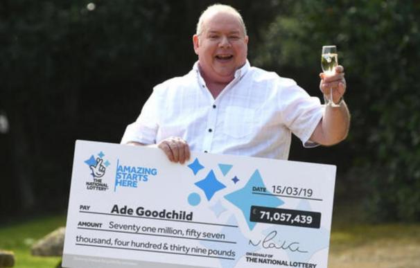 Ade Goodchild, el ganador del Euromillones