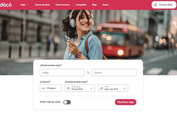 Renfe estrena la web de doco, su plataforma para planificar viajes