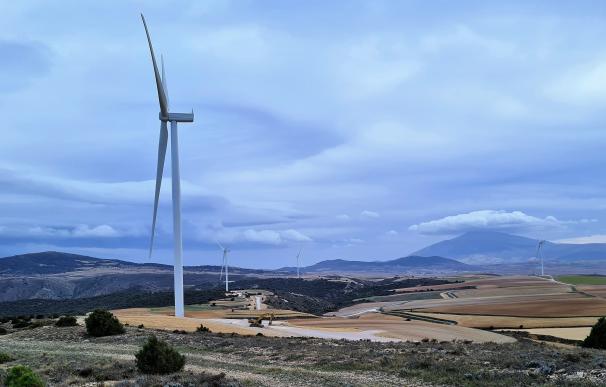 Parque eólico en Soria.