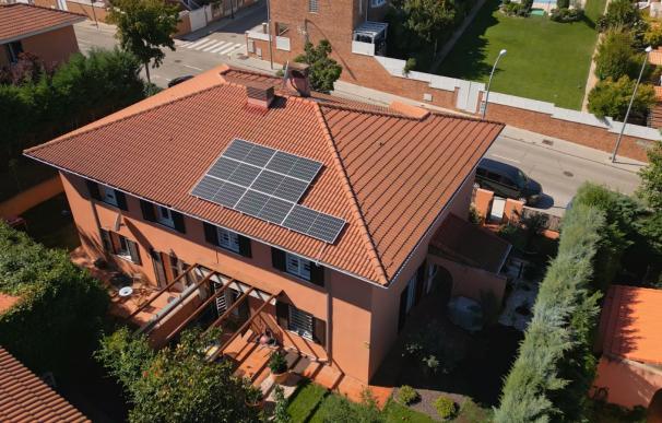 Instalación fotovoltaica en una vivienda unifamiliar.