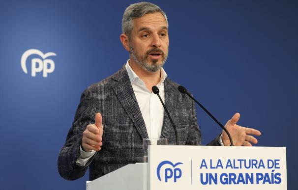 El vicesecretario de Economía del Partido Popular, Juan Bravo