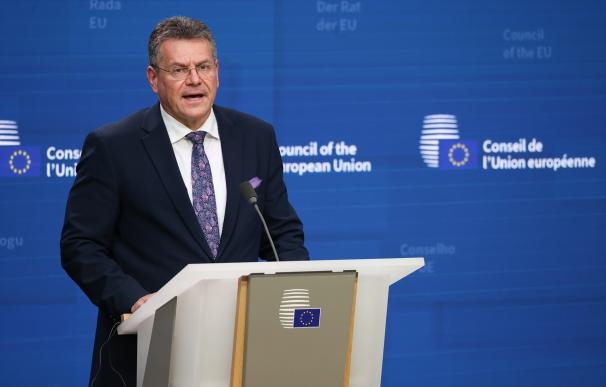 El vicepresidente de la Comisión Europea encargado de las relaciones con Reino Unido, Maros Sefcovic