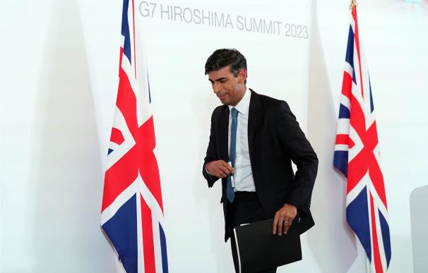 Rishi Sunak, primer ministro de Reino Unido.