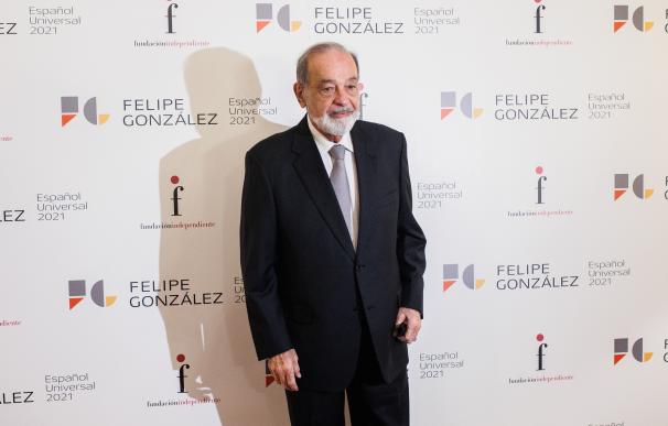 El empresario mexicano Carlos Slim, dueño de FCC y Realia.