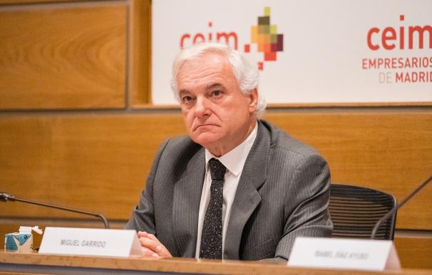 El presidente de CEIM, Miguel Garrido