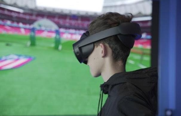 Gafas de realidad virtual para la nueva experiencia de visionado de partidos de fútbol