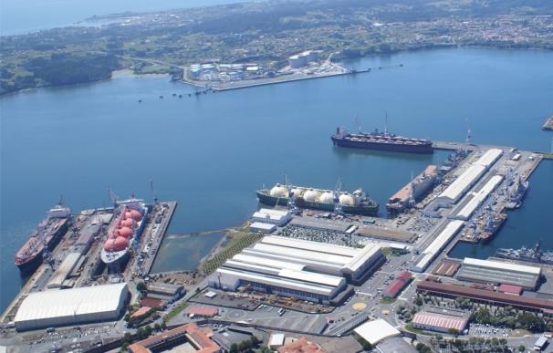 Astillero de Navantia en Ferrol.