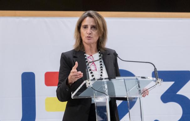 La vicepresidenta tercera y ministra para la Transición Ecológica y el Reto Demográfico en funciones, Teresa Ribera.