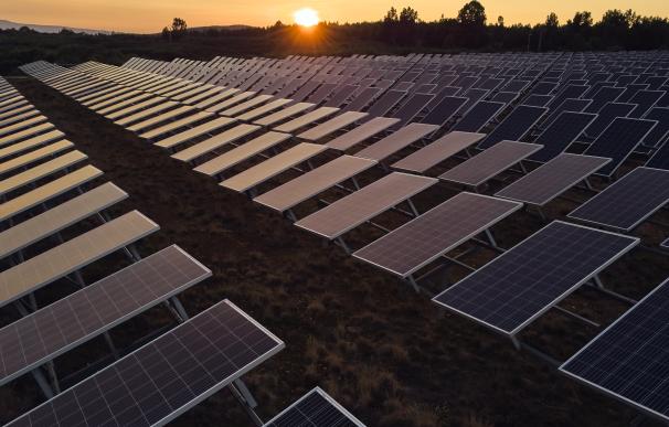 Energía renovable planta solar planta fotovoltaica