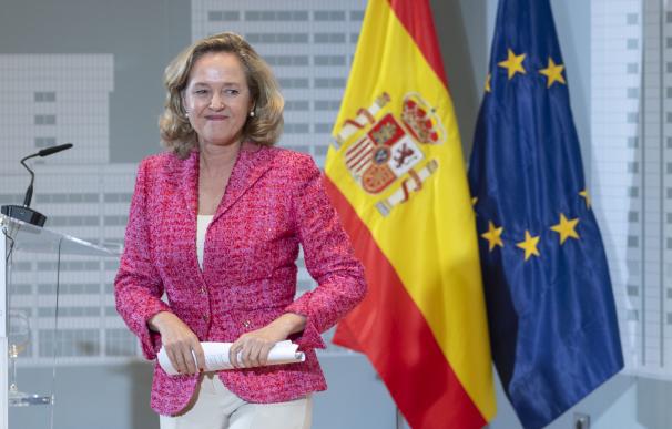 La nueva vicepresidenta primera y ministra de Asuntos Económicos, Nadia Calviño